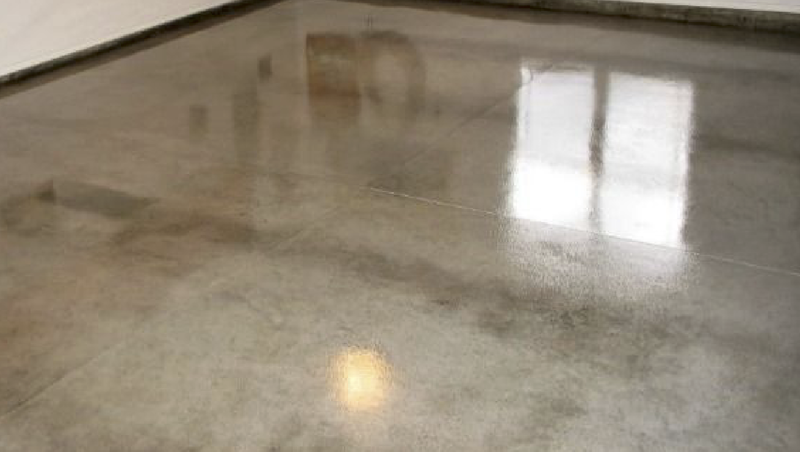 Clear Epoxy Garage Floor